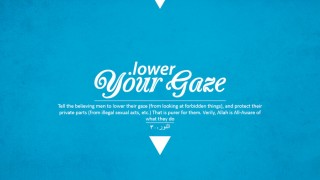 Lower Your Gaze from Females!